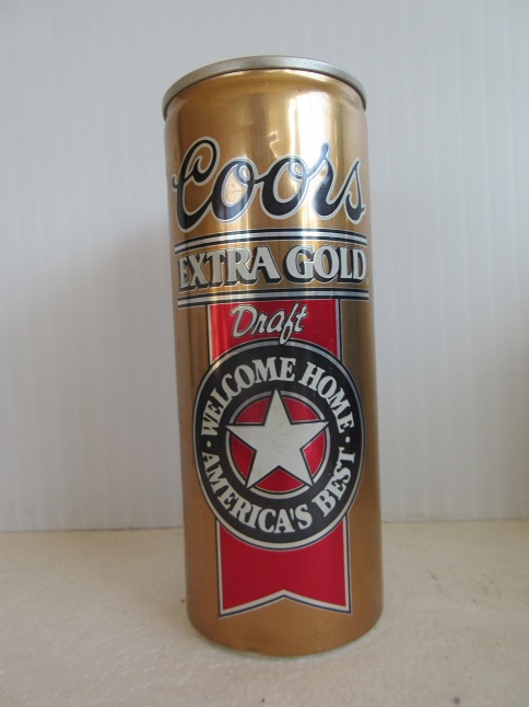 Coors Extra Gold - Welcome Home Americas Best - 16oz